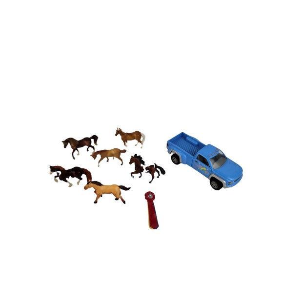 Breyer Horse Mixed Lot of 5 & Breyer Pickup Truck *Play Condition* 1 Unbranded - Picture 8 of 8